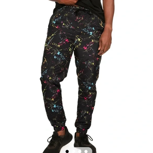 Tipsy Elves Neon Nightcrawl Windbreaker pants NWOT Unisex size Medium - Picture 1 of 9